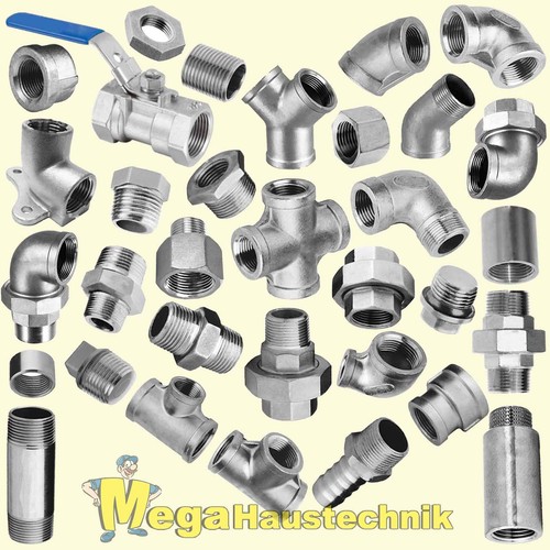 Gewinde fitting aus - gewinde, edelstahl